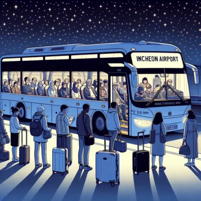 인천공항 심야버스 새벽에 타고 정보 알아보기