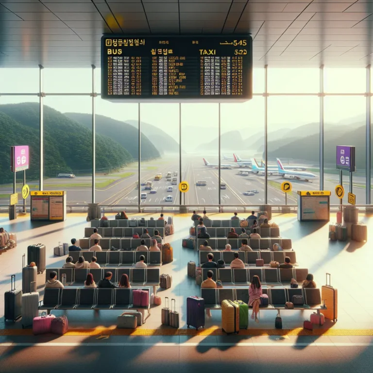 대전청사 인천공항 버스 예매 방법