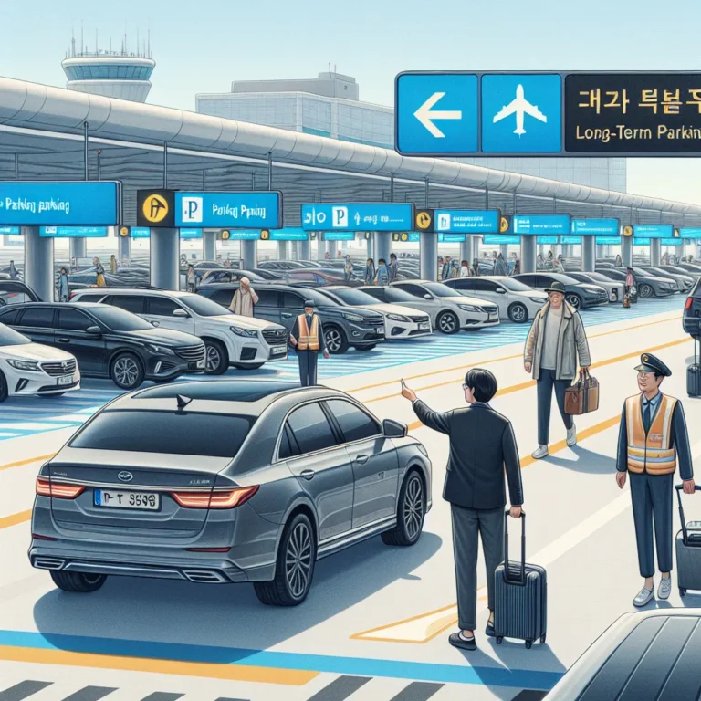 인천공항 1터미널 장기주차장 발렛 (발레파킹)