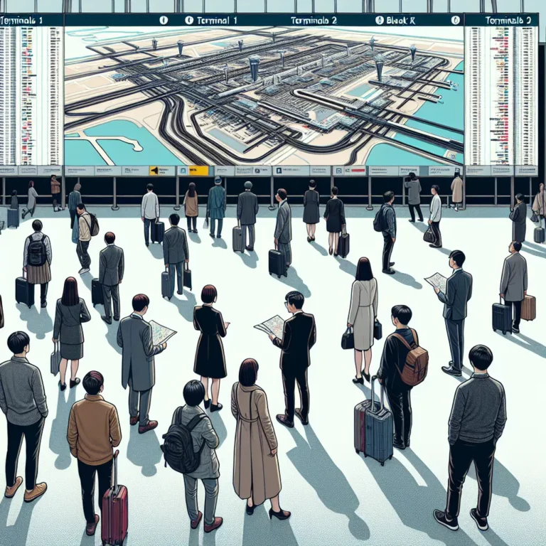 인천공항 1터미널 2터미널 차이점 및 이동방법