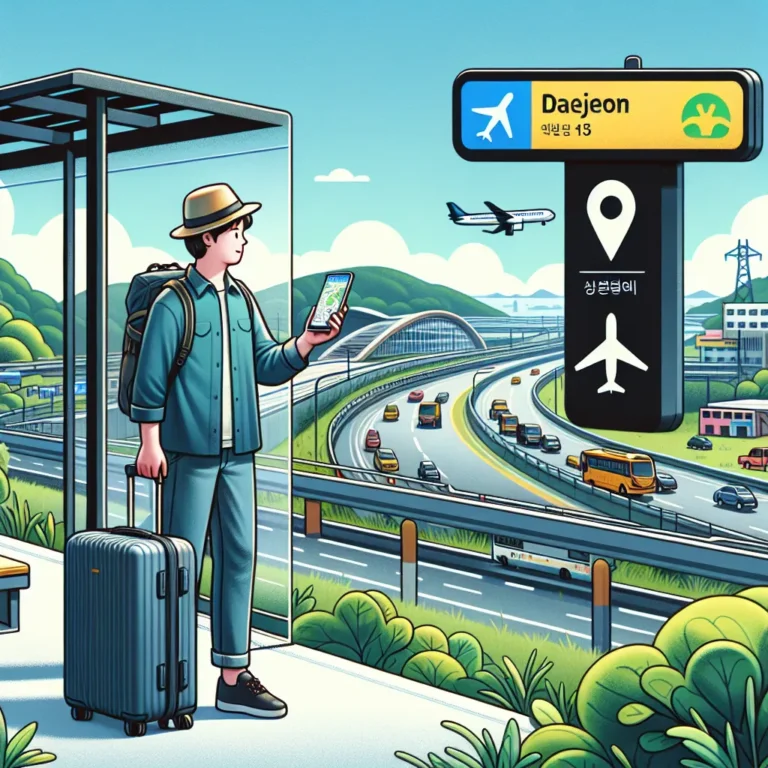 대전 인천공항 버스 위치와 예매 방법