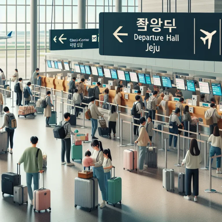 제주항공 인천공항 출발 터미널 위치와 카운터
